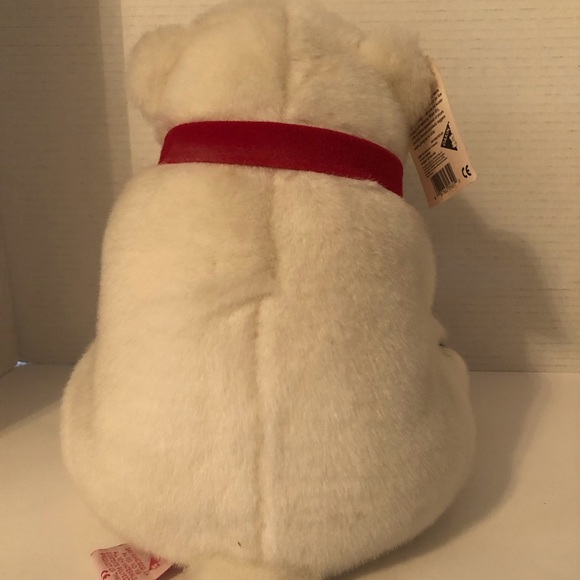 Vintage 1993 Coca-Cola 12" Plush Polar Bear Coca Cola Tag and Red Scarf NWT - Picture 3 of 7